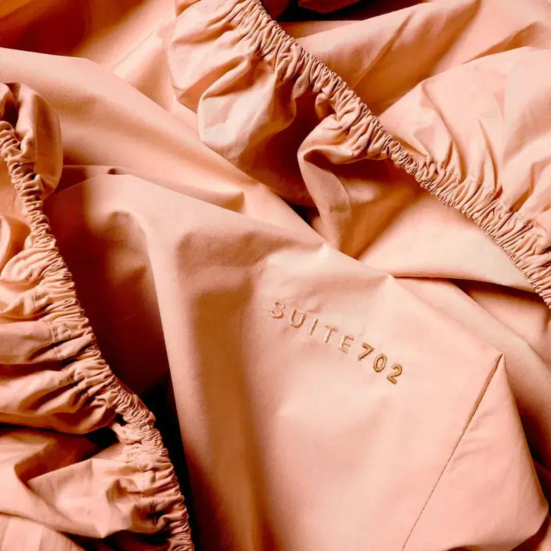 Suite702 Hoeslaken Peach (Eénpersoonsbed)