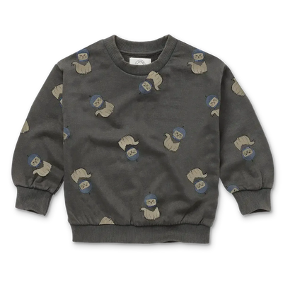Sproet & Sprout Sweatshirt Space Cat Print