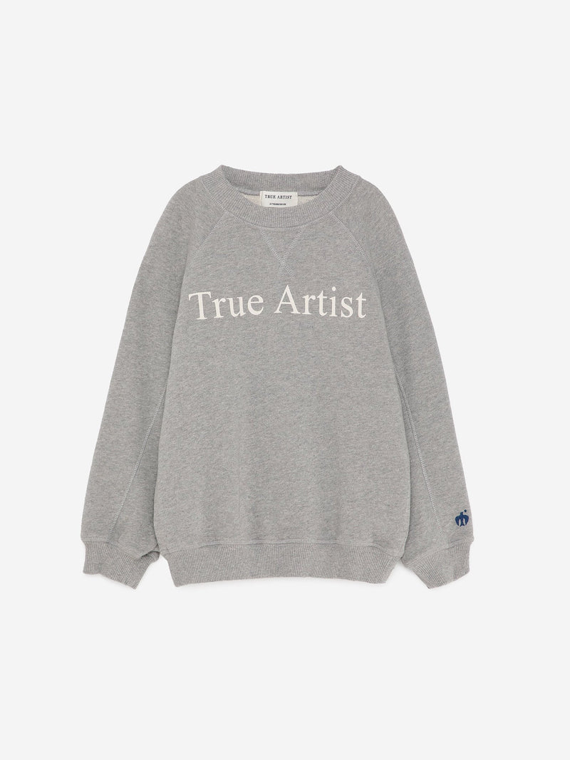 True Artist Sweatshirt n01 Melange Gray