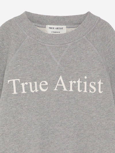 True Artist Sweatshirt n01 Melange Gray