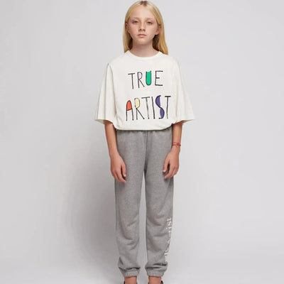 True Artist Sweatpants no05 Melange Gray