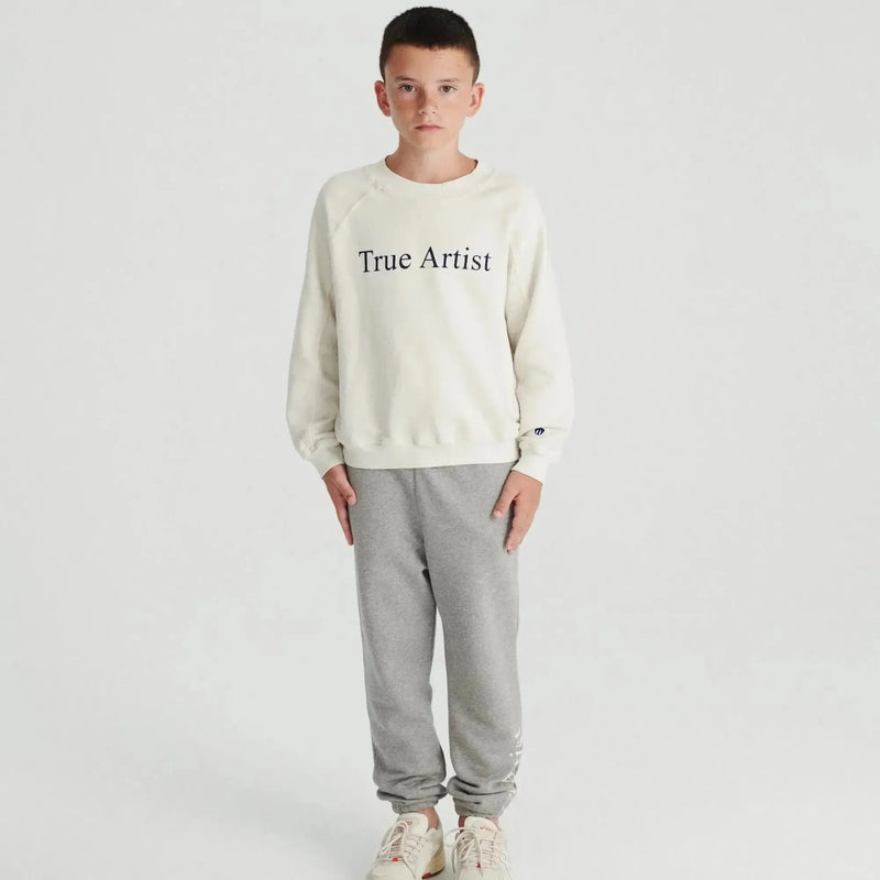 True Artist Sweatpants no05 Melange Gray