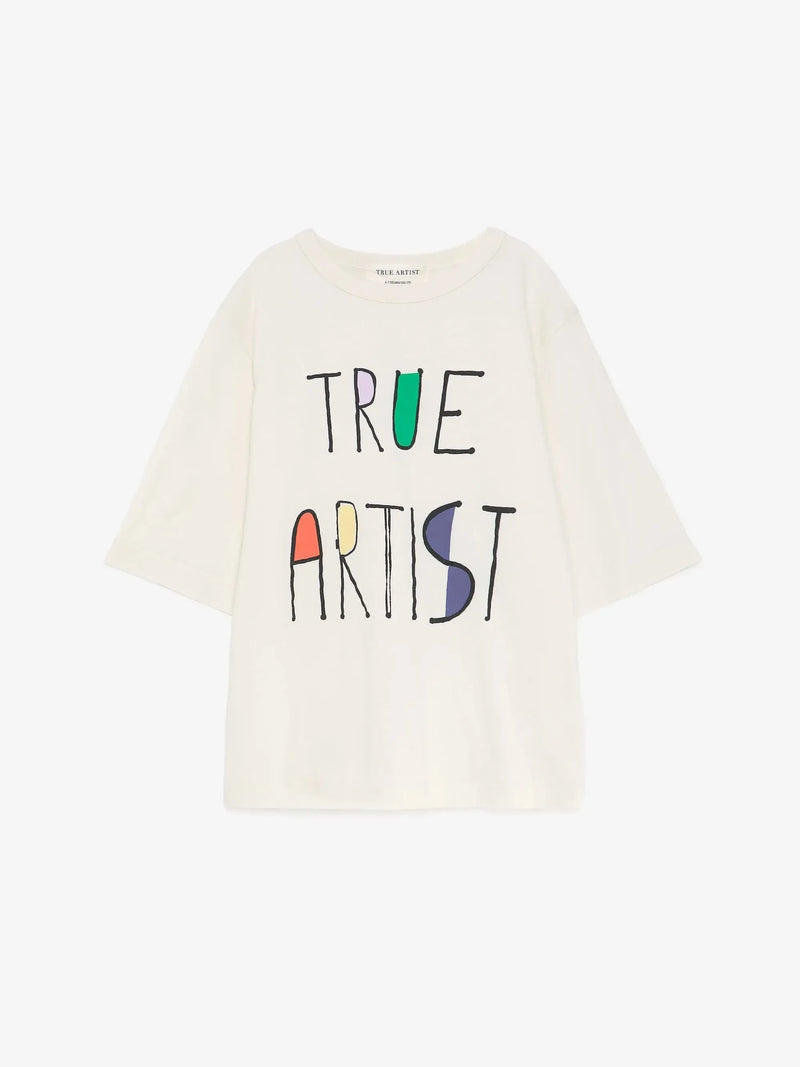 True Artist T-shirt no05 True Ivory White