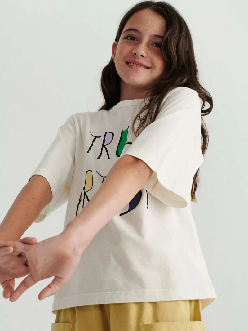 True Artist T-shirt no05 True Ivory White