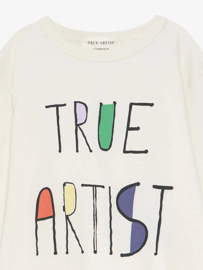 True Artist T-shirt no05 True Ivory White