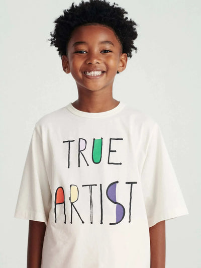 True Artist T-shirt no05 True Ivory White