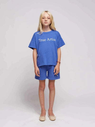 True Artist  T-shirt no01 Iris Blue