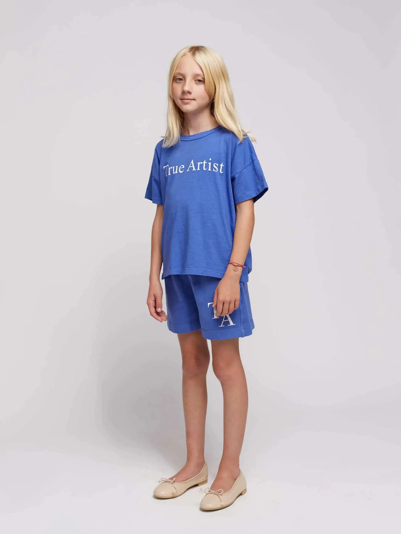 True Artist  T-shirt no01 Iris Blue