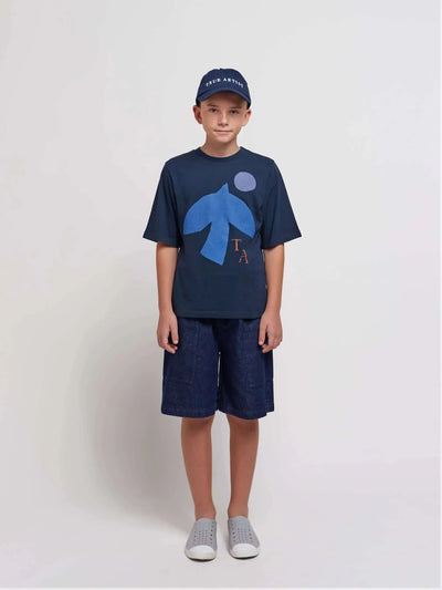 True Artist T-shirt no05 Navy Blue