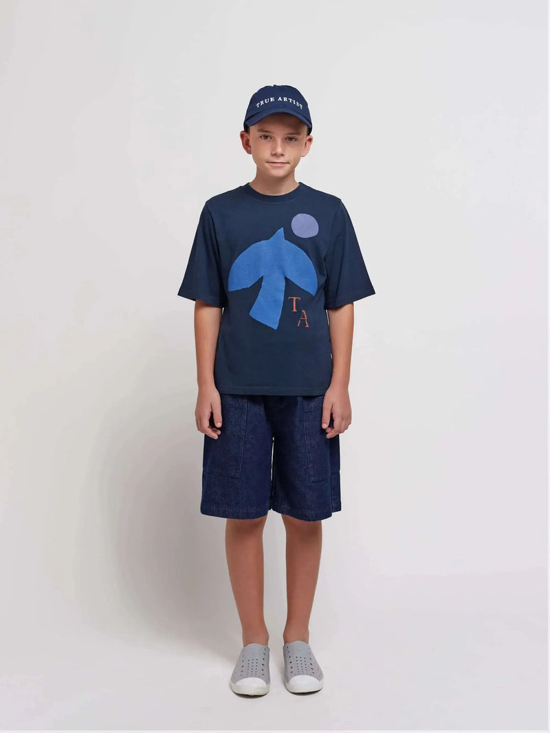 True Artist T-shirt no05 Navy Blue