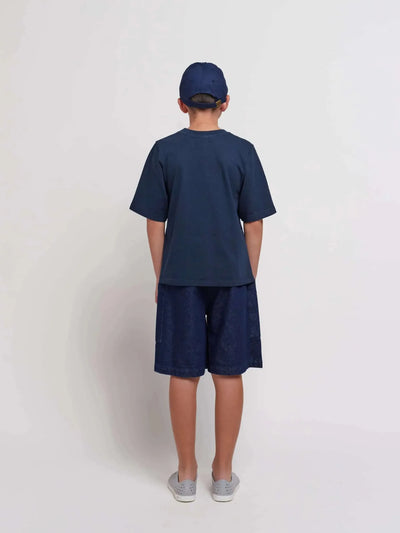 True Artist T-shirt no05 Navy Blue