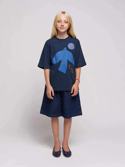 True Artist T-shirt no05 Navy Blue