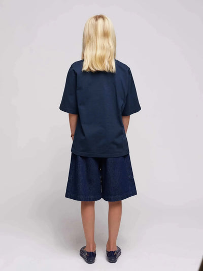 True Artist T-shirt no05 Navy Blue