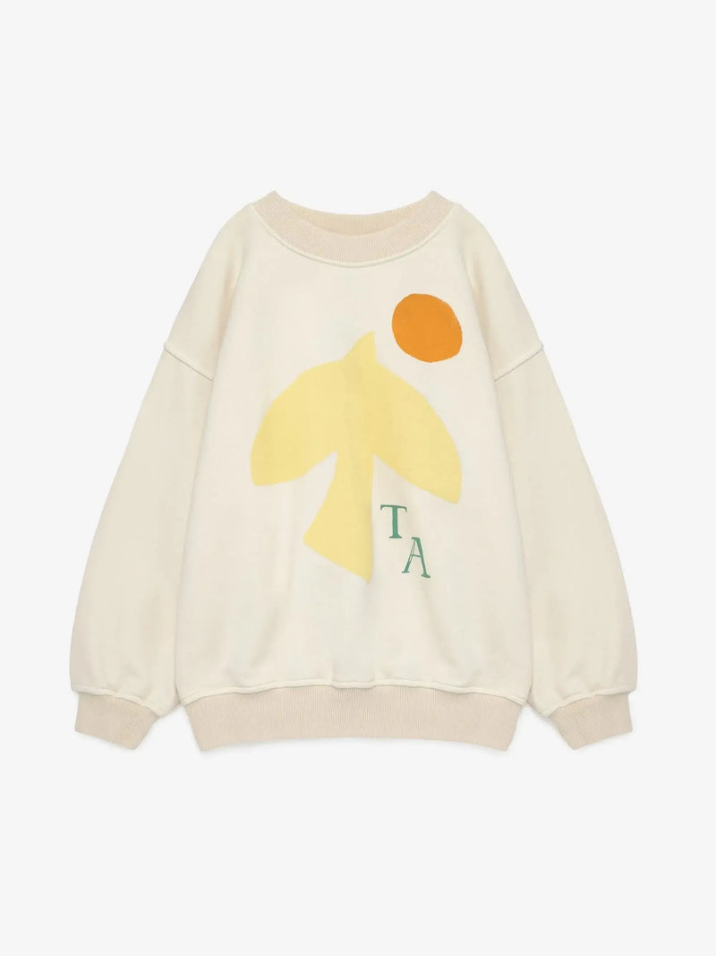 True Artist  Sweatshirt no07 Ivory White