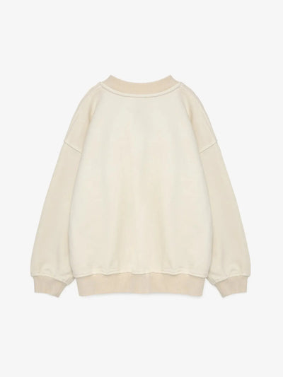 True Artist  Sweatshirt no07 Ivory White