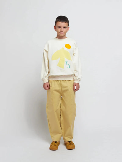 True Artist  Sweatshirt no07 Ivory White