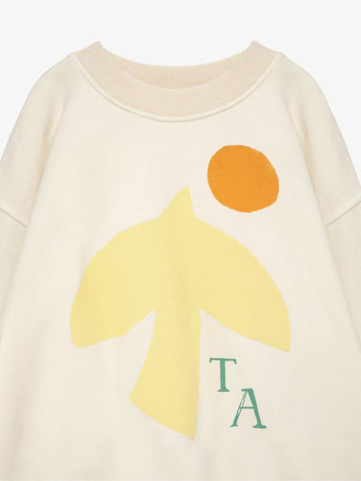 True Artist  Sweatshirt no07 Ivory White