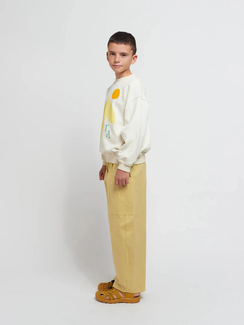 True Artist  Sweatshirt no07 Ivory White