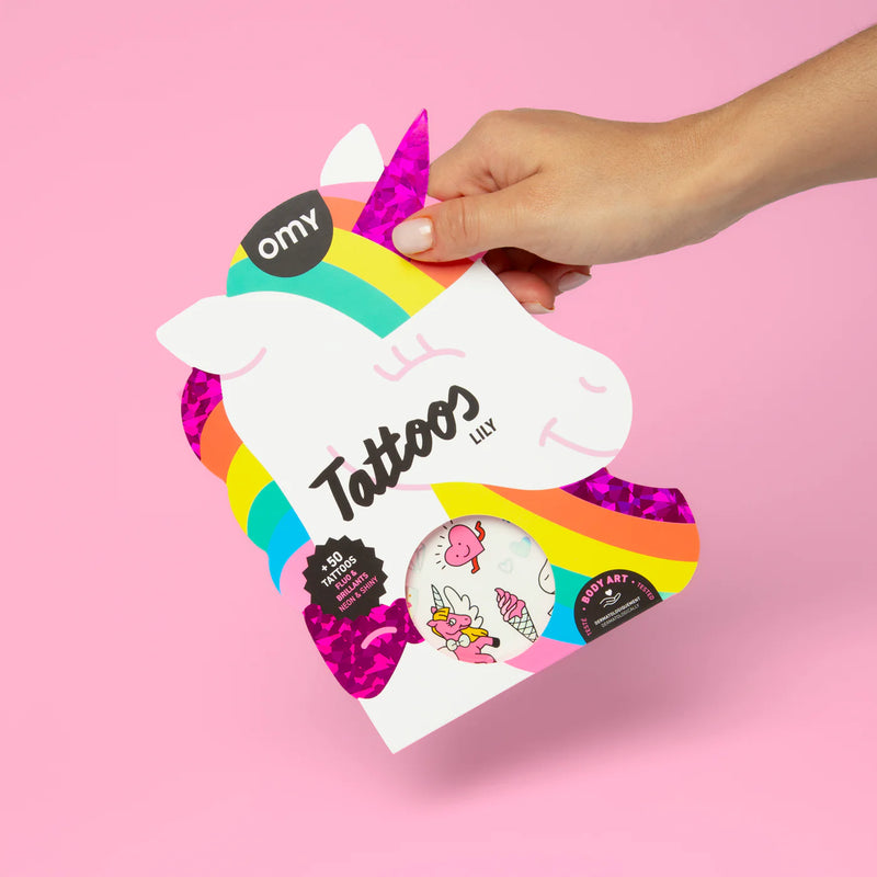 OMY Temporary Tattoos Uniorn