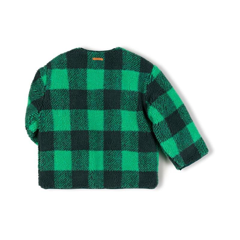 Nixnut Check Jacket Moss Checkered