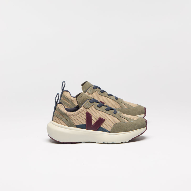 Veja x Bonpoint KIDS Small Canary Alveomesh Sahara Amarante