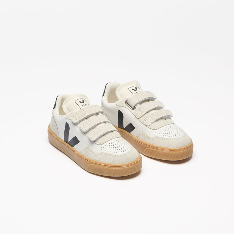 Veja KIDS Small V-90 O.T. Leather White Black Natural