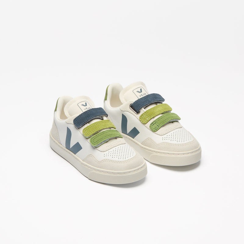Veja KIDS Small V-90 O.T. Leather Multico White California
