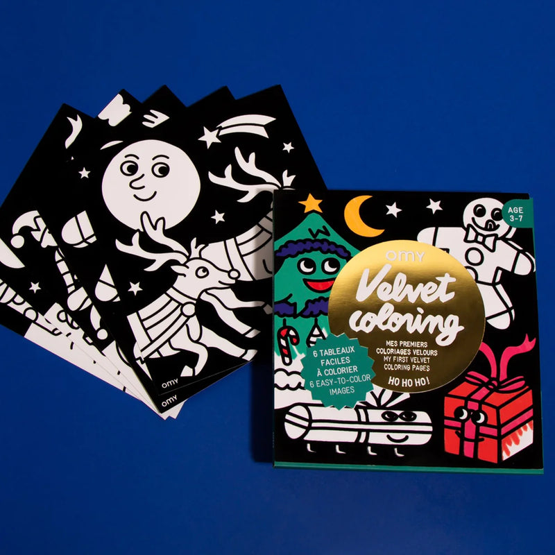 OMY Velvet Coloring Ho Ho Ho