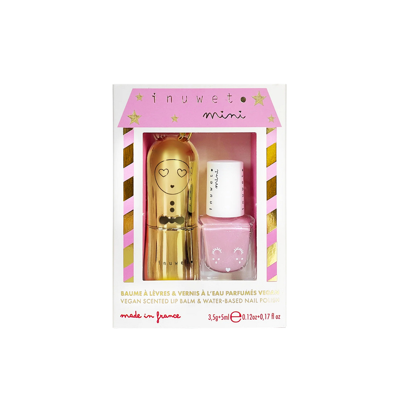 Inuwet Lippenbalsem Duo Lipbalm and Nailpolish Christmas