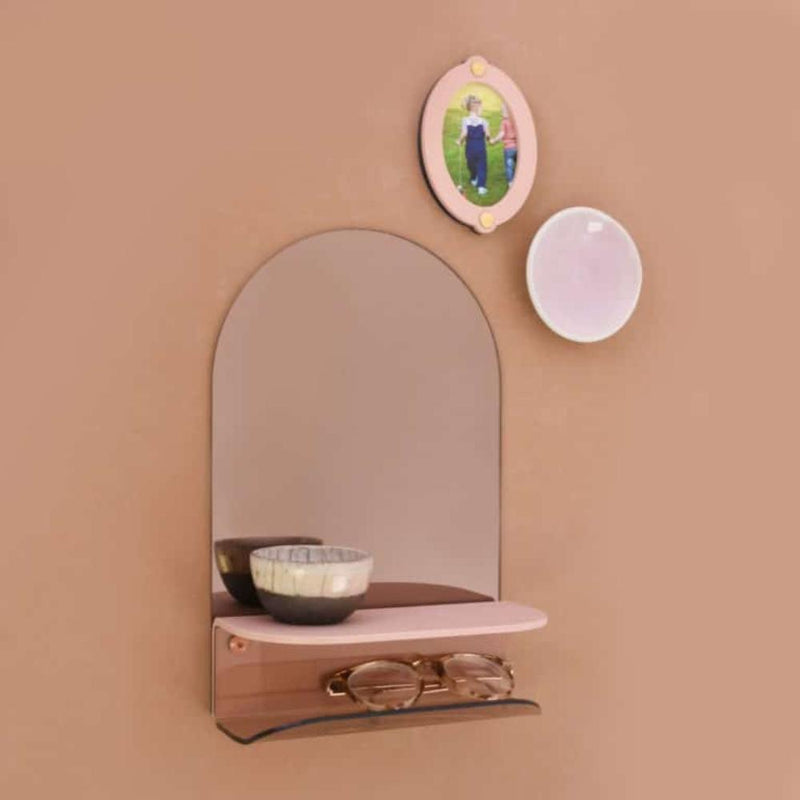 Harm & Elke Wall Mirror Brons/Nude