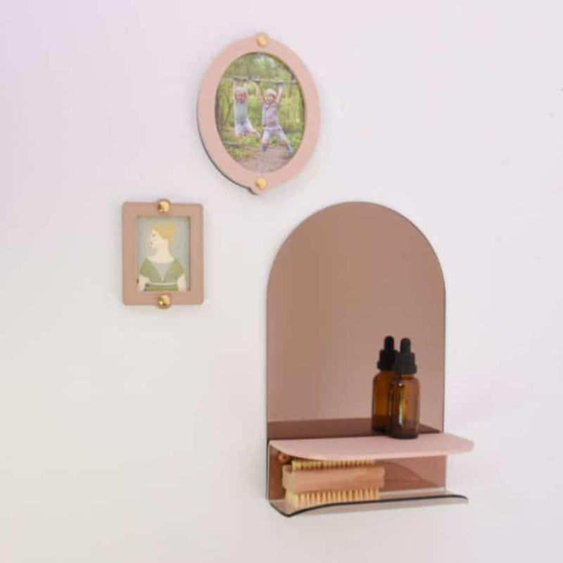 Harm & Elke Wall Mirror Brons/Nude