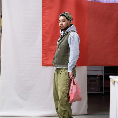 Susan Bijl The New Shopping Bag Small Try & Coral