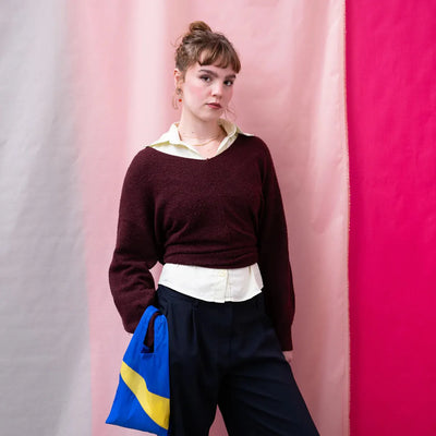 Susan Bijl The New Shopping Bag Small Yves & TV Yellow