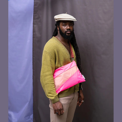 Susan Bijl The New Pouch Fluo Pink & Try Large