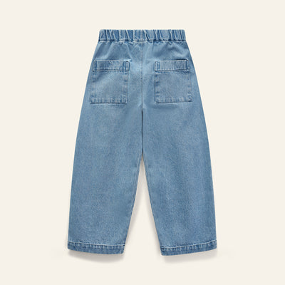 Wynken Denim Patch Pant Mid Bleach Wash