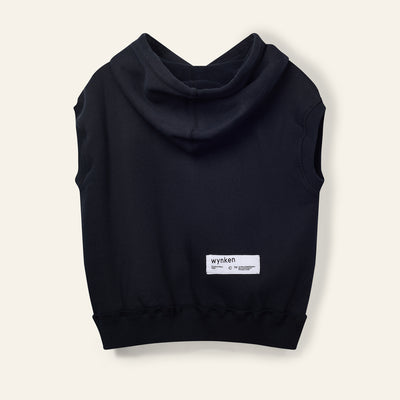 Wynken TWK Less Sleeve Hoodie Black