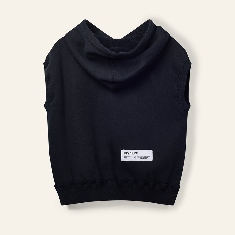 Wynken TWK Less Sleeve Hoodie Black