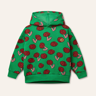 Wynken Dancing Dahlia Hoodie Python Green