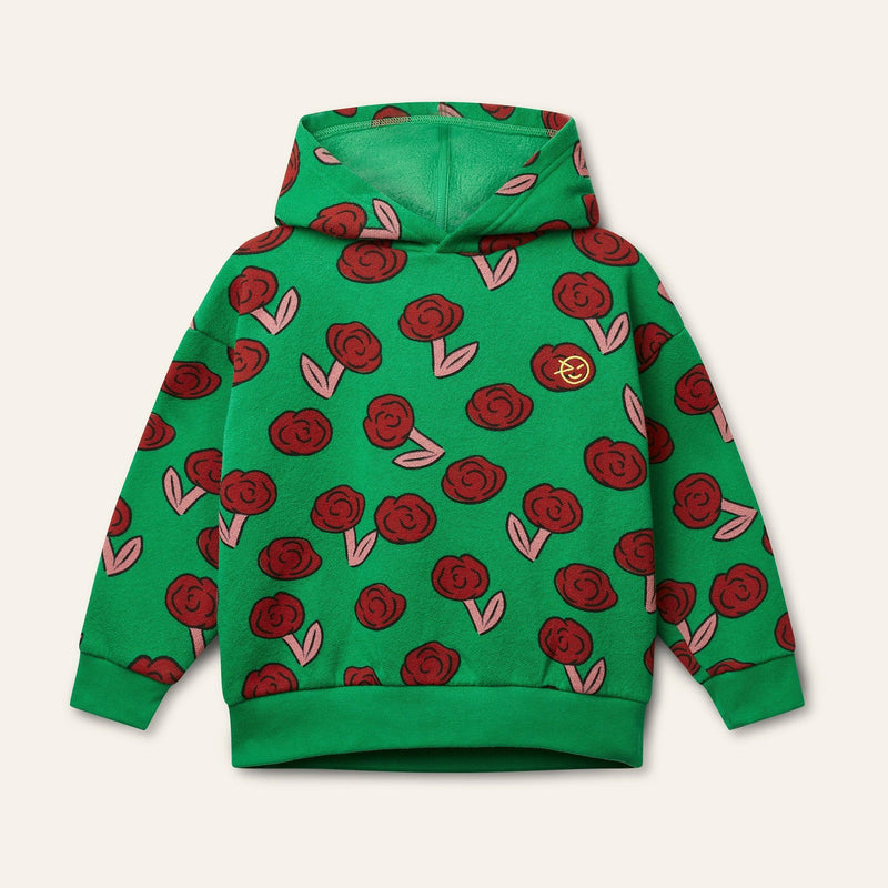 Wynken Dancing Dahlia Hoodie Python Green