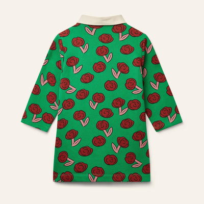 Wynken Dancing Dahlia Dress Python Green