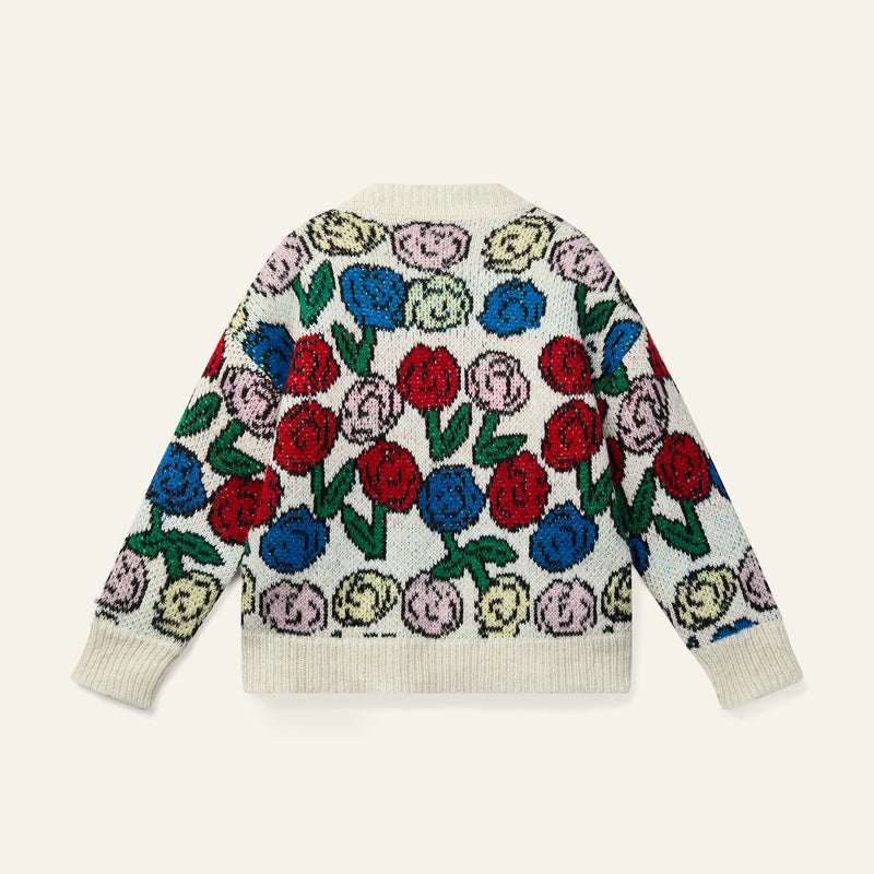 Wynken Kukka Cardigan Floral Colour