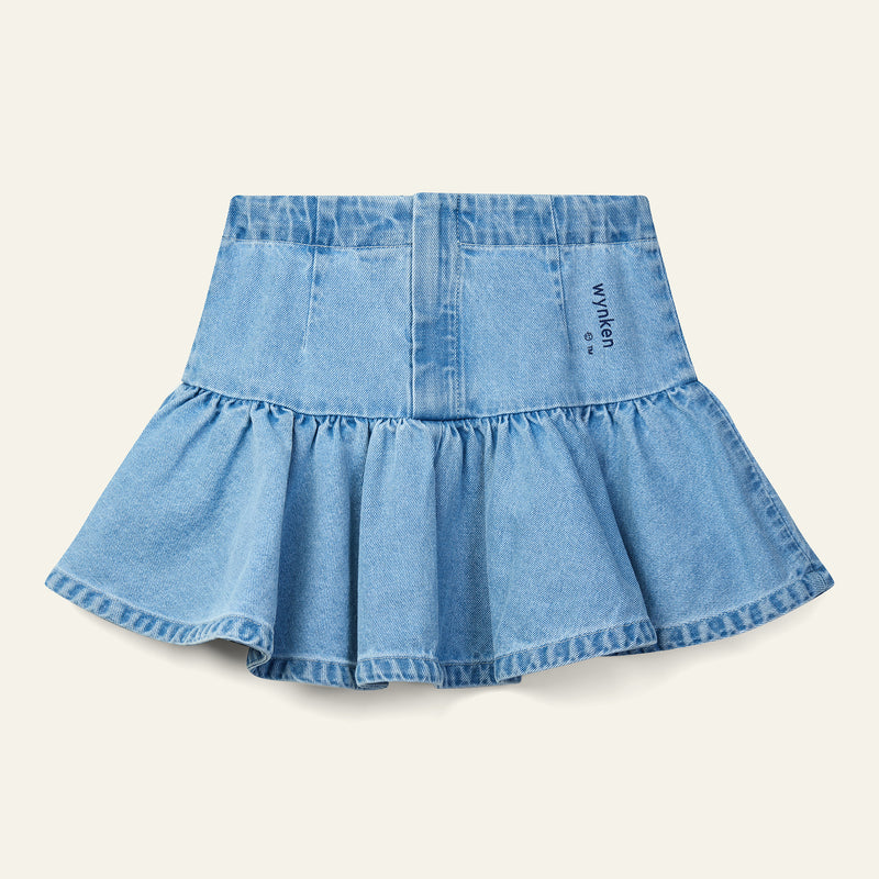 Wynken Cloud skirt Mid Wash Denim