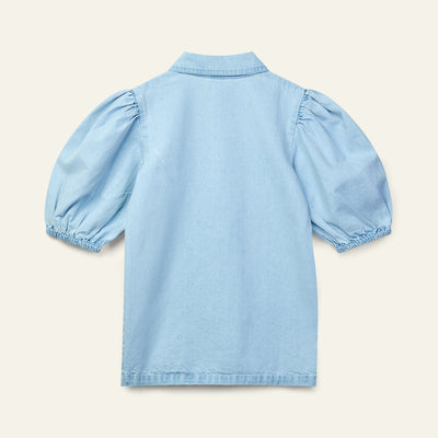 Wynken Annka Shirt Dress Pale Bleached Wash