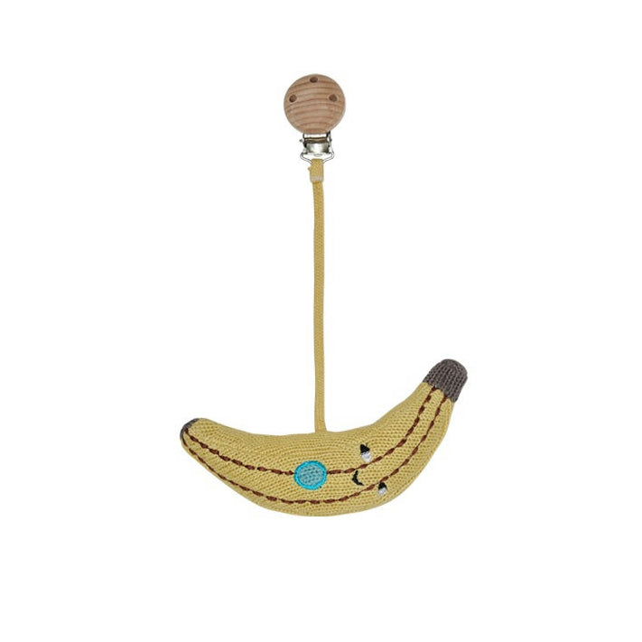 Oyoy Yummy Banana Pram Toy Clip Yellow