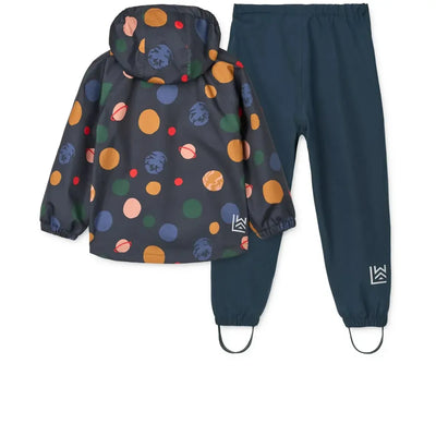 Liewood Pedia Rainwear Set Universe Classic navy