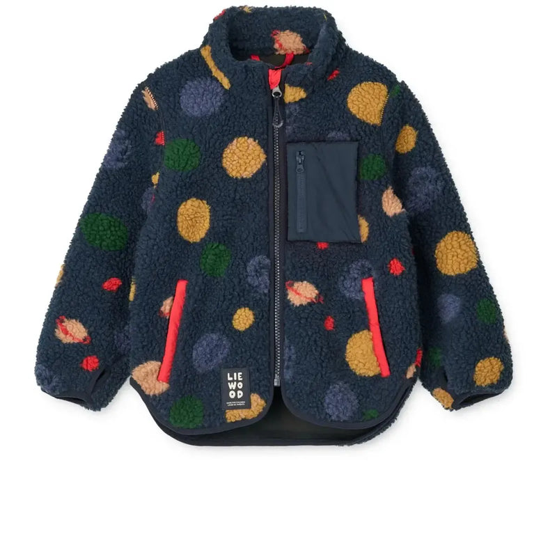 Liewood Nolan Pile Jacket Universe Classic navy