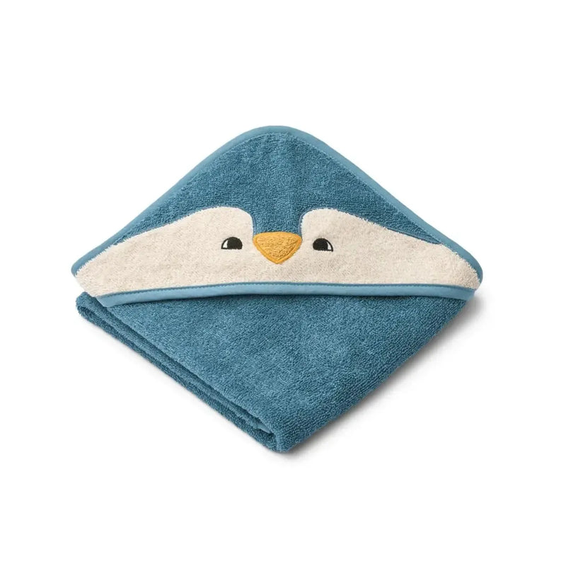 Liewood Baby Albert Hooded Towel Ocean view