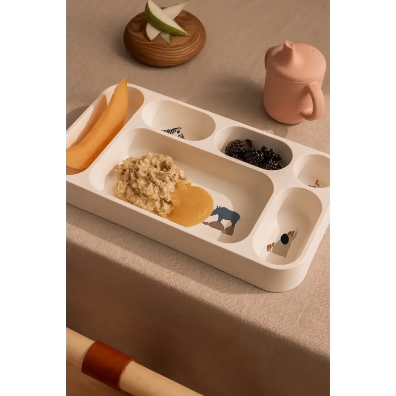 Liewood Mosu Divider Plate All Together/Sandy