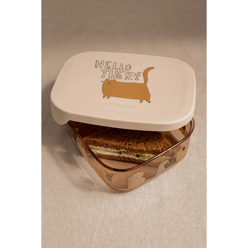 Liewood Arthur Lunchbox Tritan Cats & Dogs