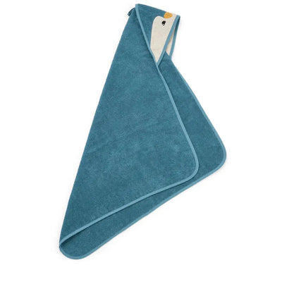 Liewood Baby Albert Hooded Towel Ocean view